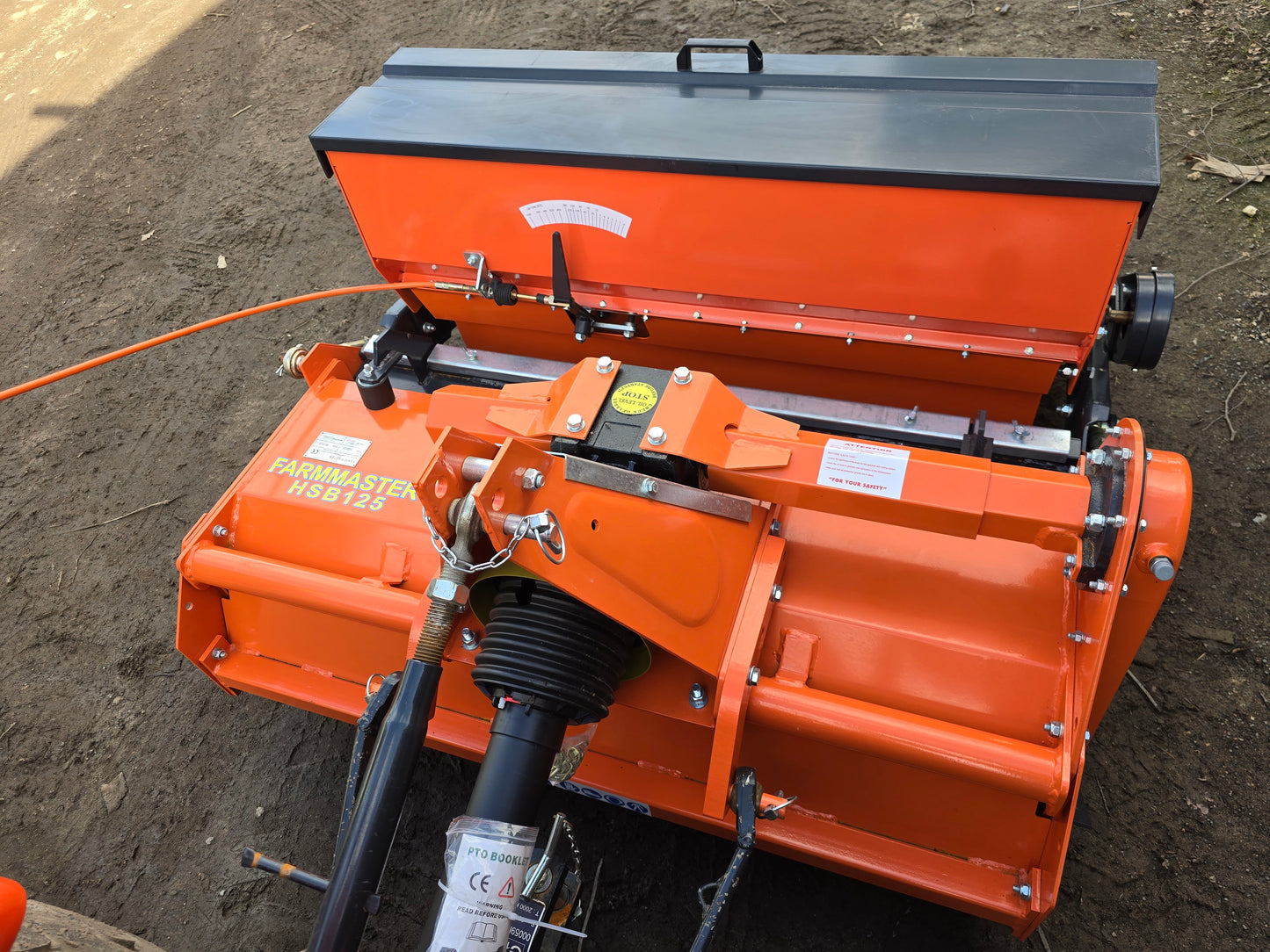 FarmMaster stone burier with seeder