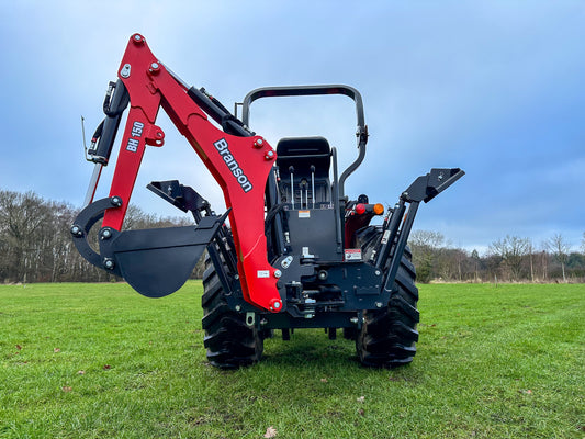 Used Branson F47hn Compact Tractor with Loader and Backhoe