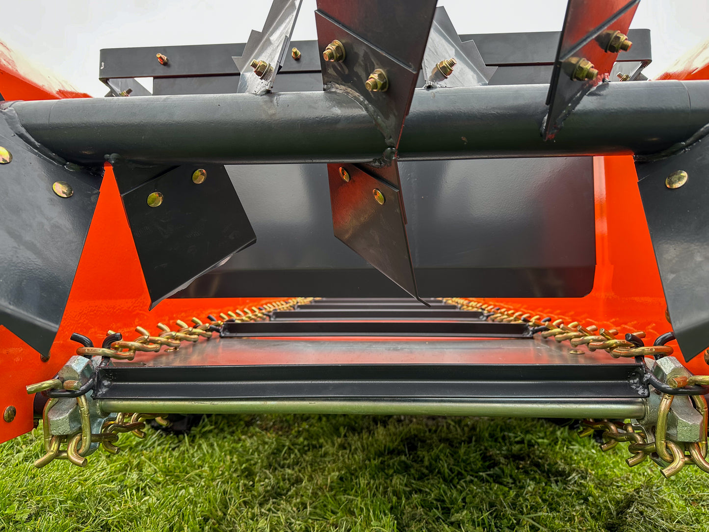Close-up of a FarmMaster muck spreader