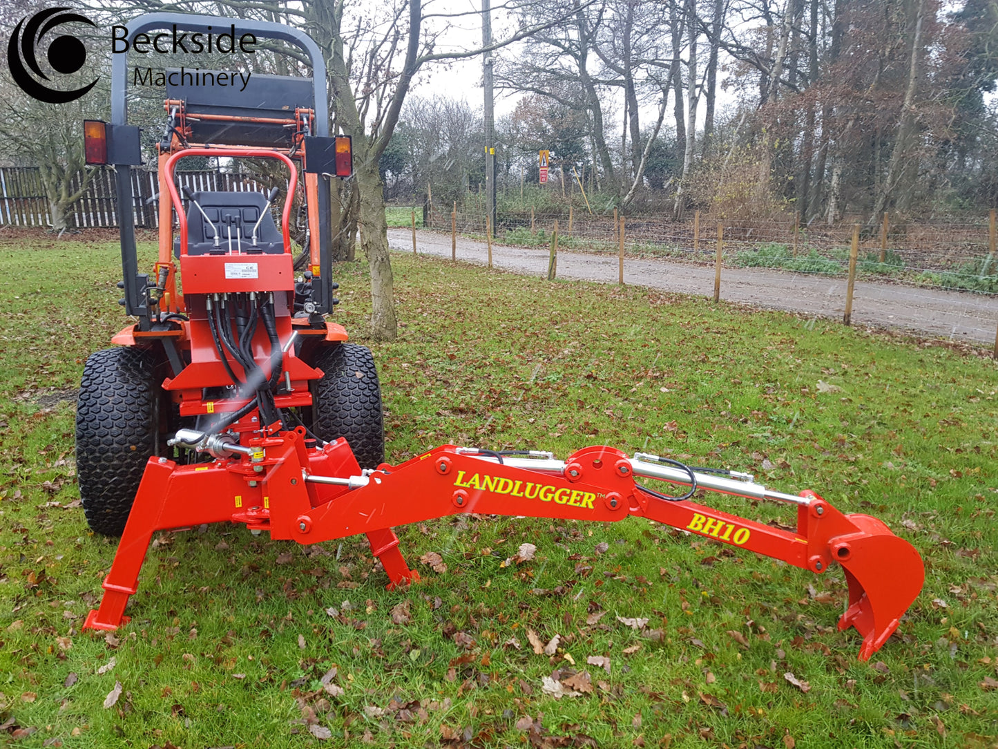 FarmMaster LandLugger tractor backhoe