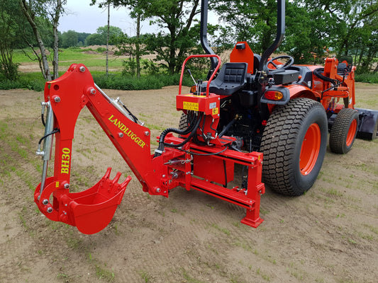 FarmMaster LandLugger tractor backhoe