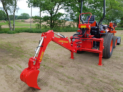 FarmMaster LandLugger tractor backhoe