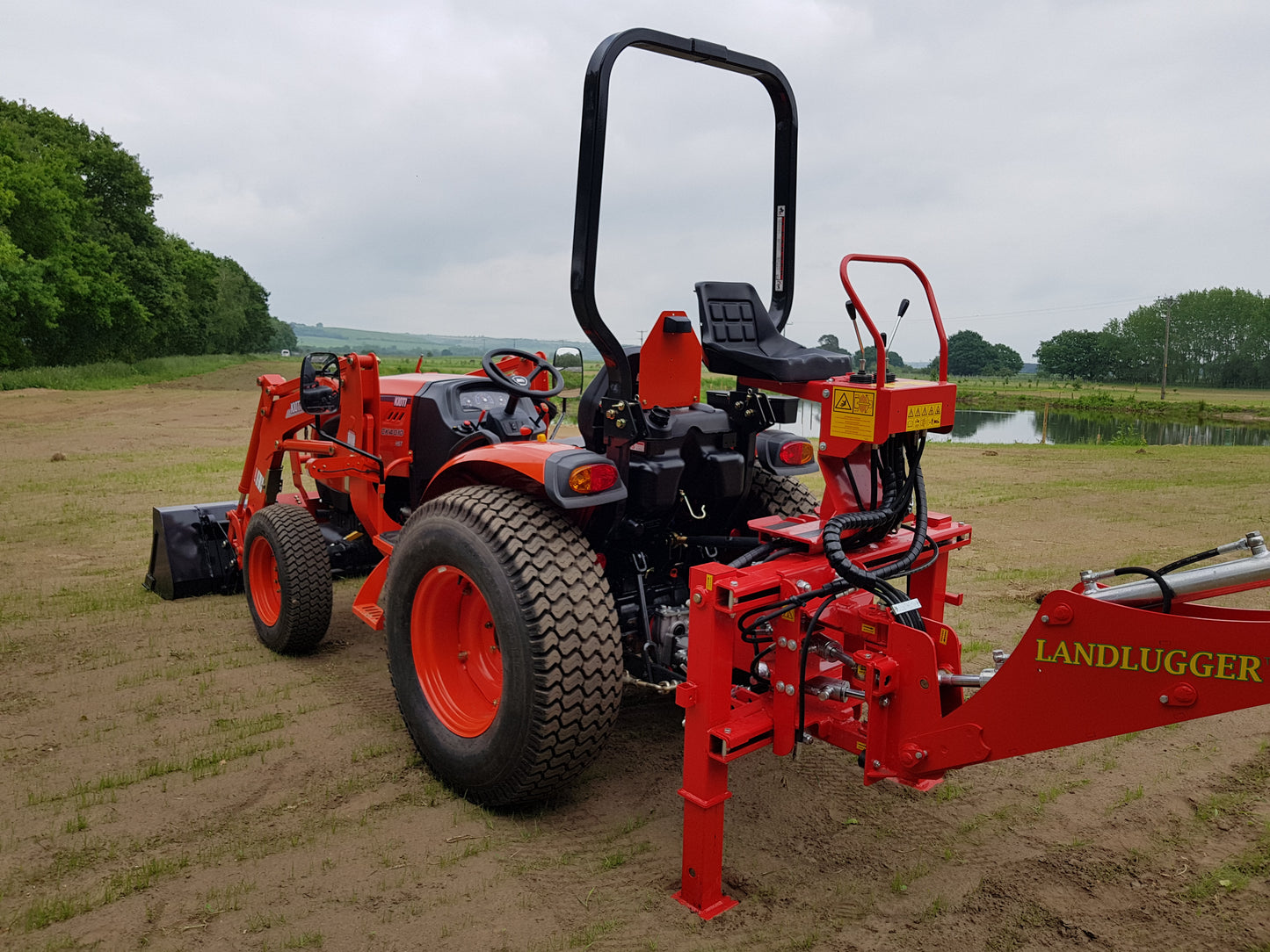FarmMaster LandLugger tractor backhoe