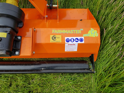 FarmMaster flail mower on grass