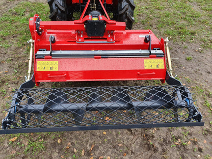 FarmMaster tractor stone burier on a field
