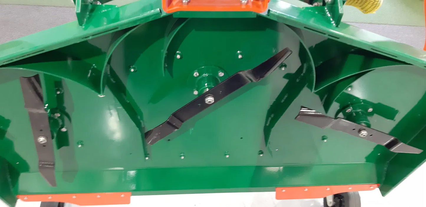 Close-up of Wessex finishing mower