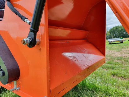 Close-up of a FarmMaster flail collector