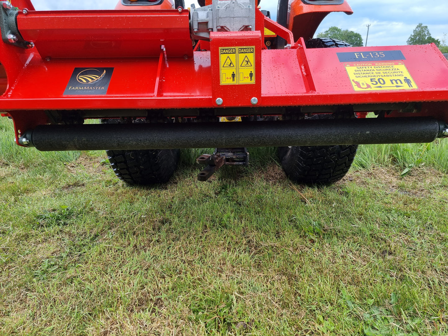 FarmMaster Pro flail mower on grass.