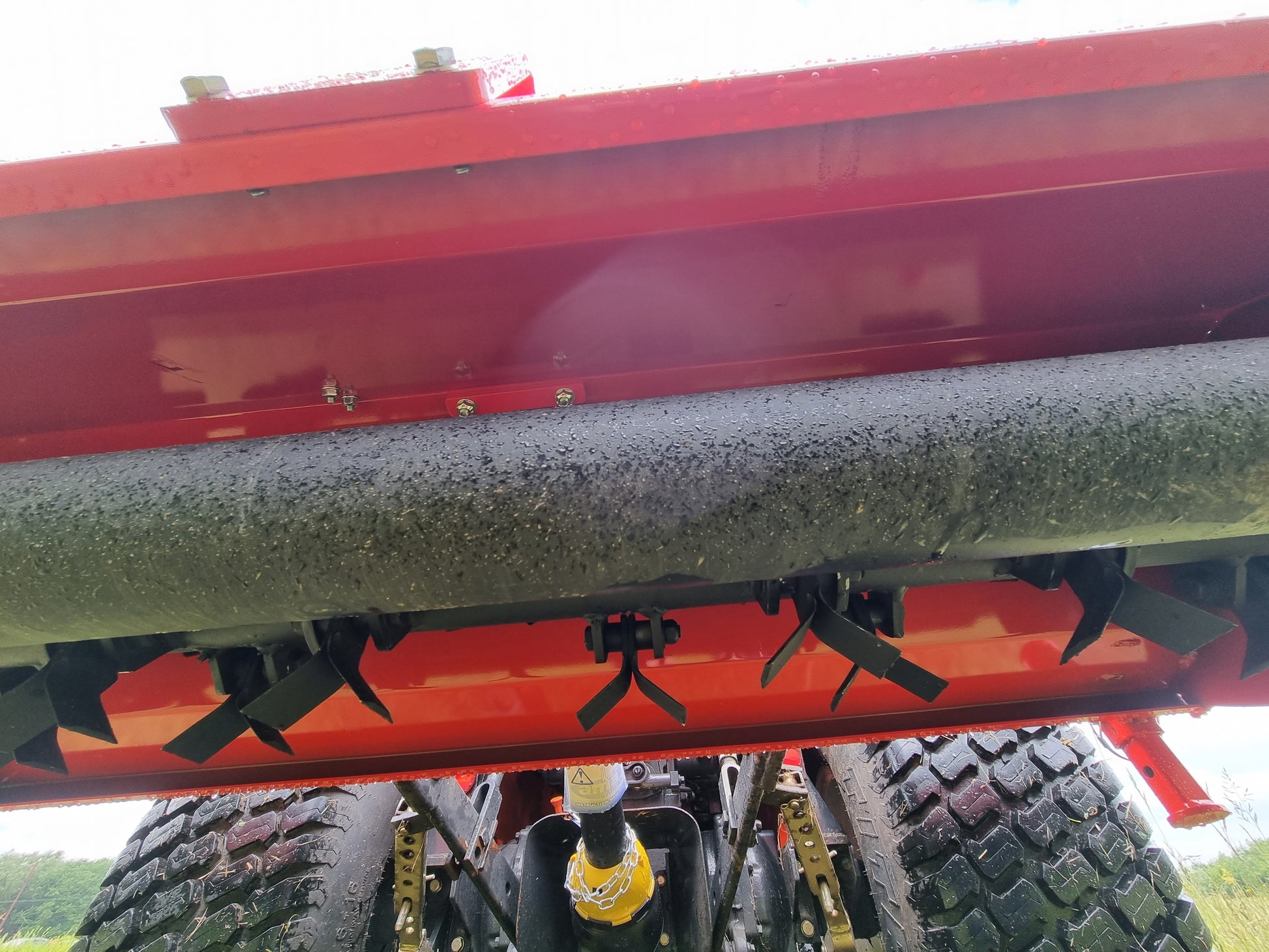 Close-up of a FarmMaster Pro flail mower 