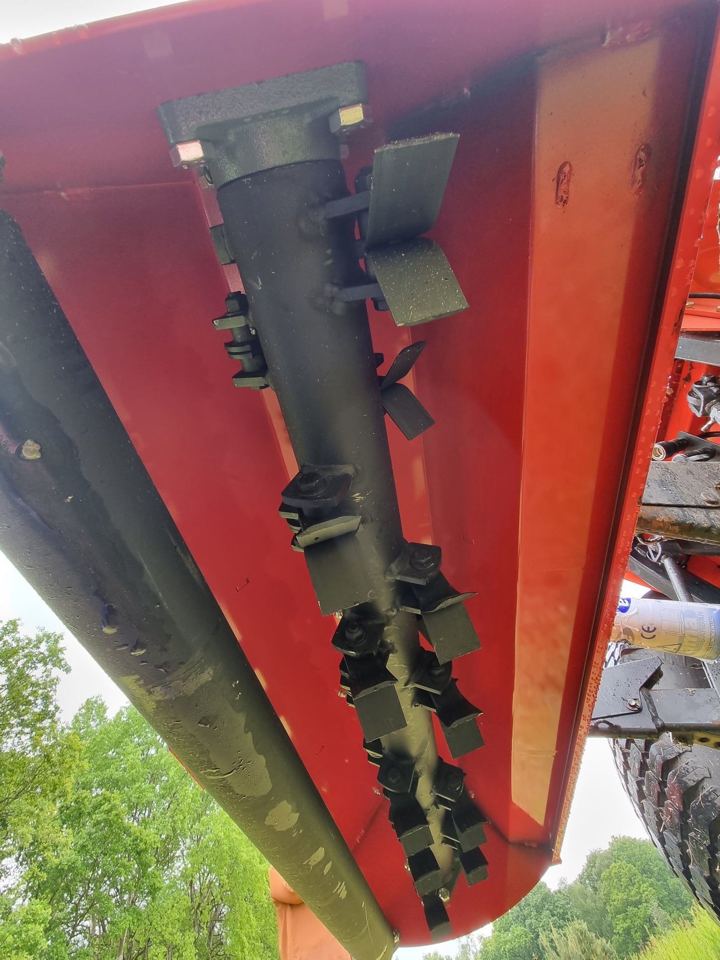 Close-up of a FarmMaster Pro flail mower 