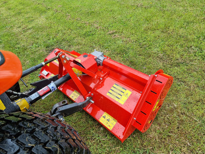 FarmMaster Pro flail mower implement on a grassy field