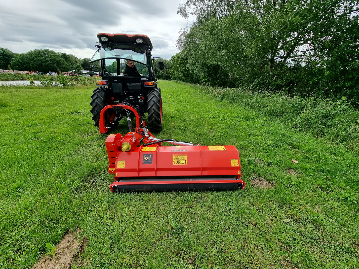 FarmMaster Pro Verge Flail Mower in a field