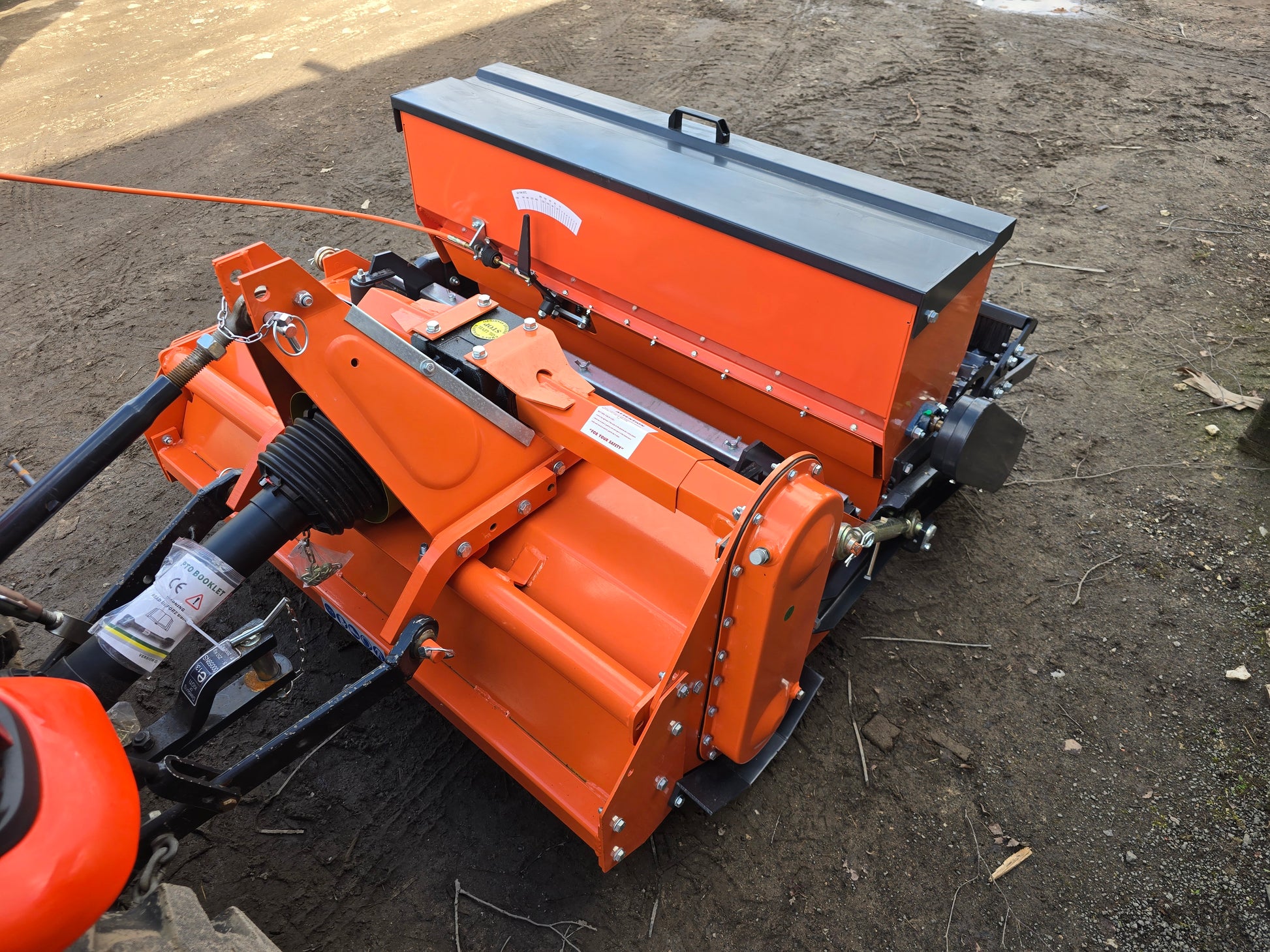 FarmMaster stone burier with seeder