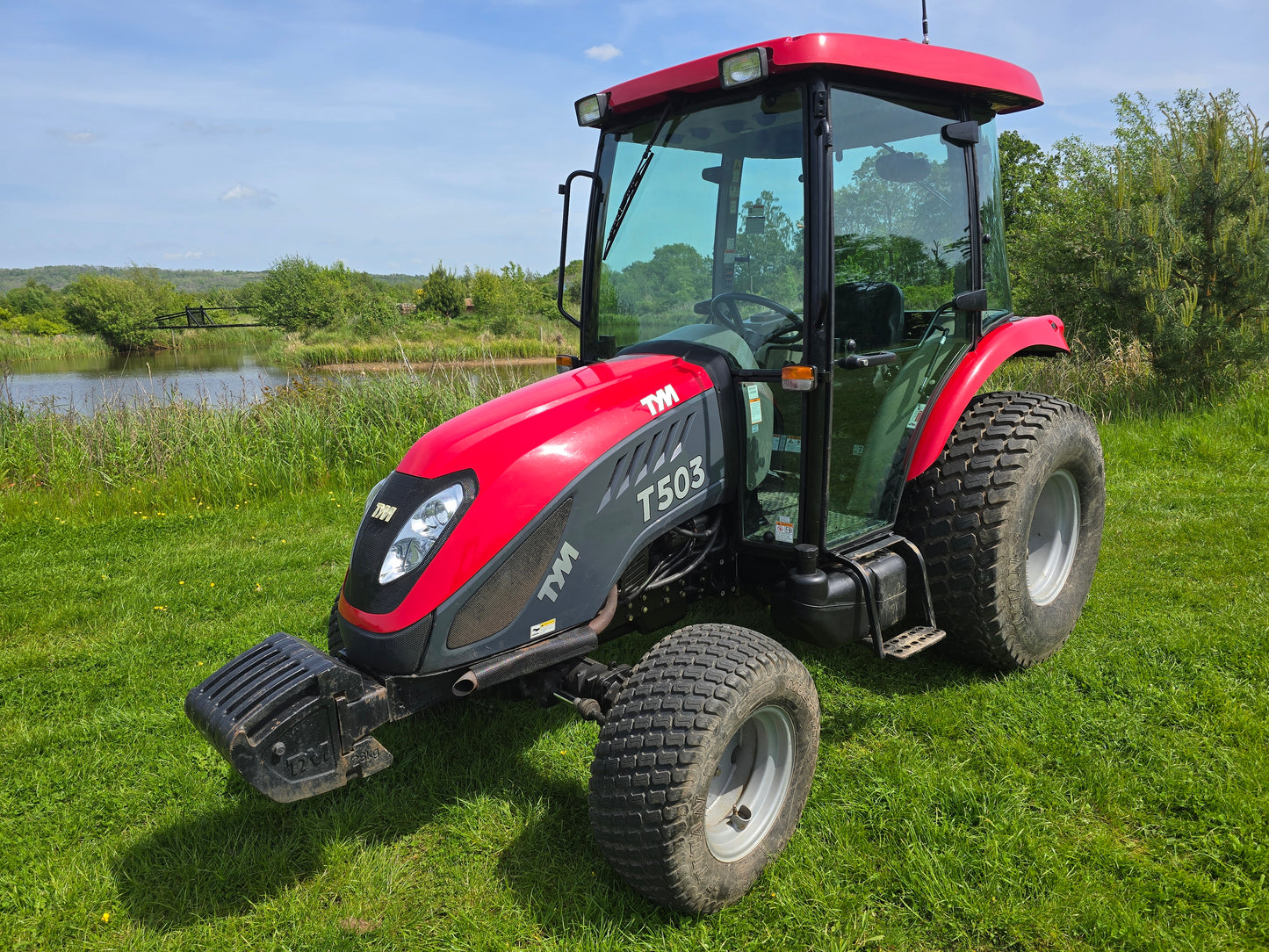 Used TYM 503 Compact Tractor with Cab