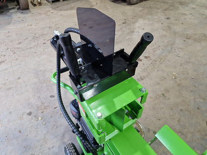 FarmMaster Goliath petrol log splitter on a concrete floor