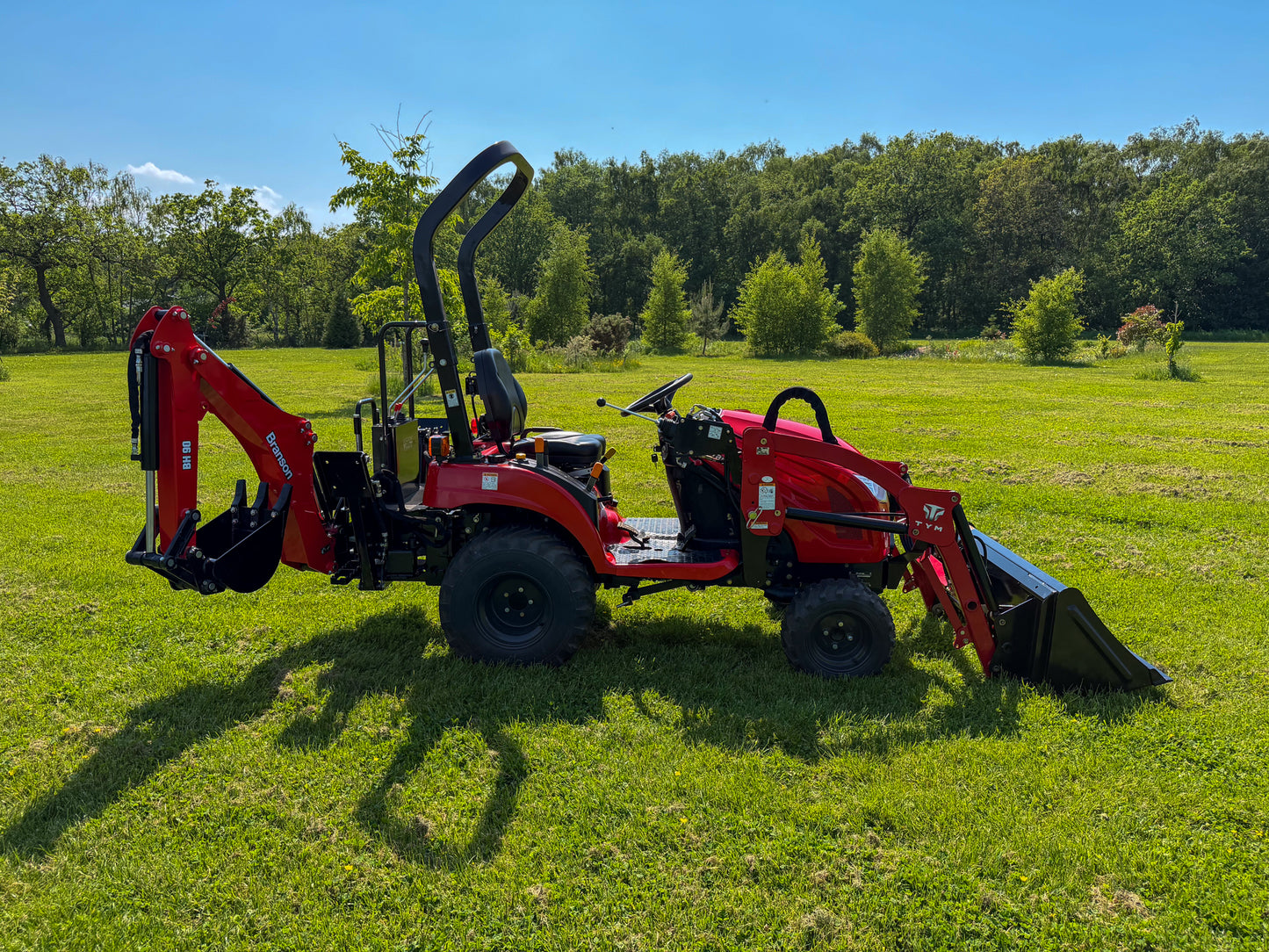 New Branson 1905H with Front Loader and Branson Backhoe