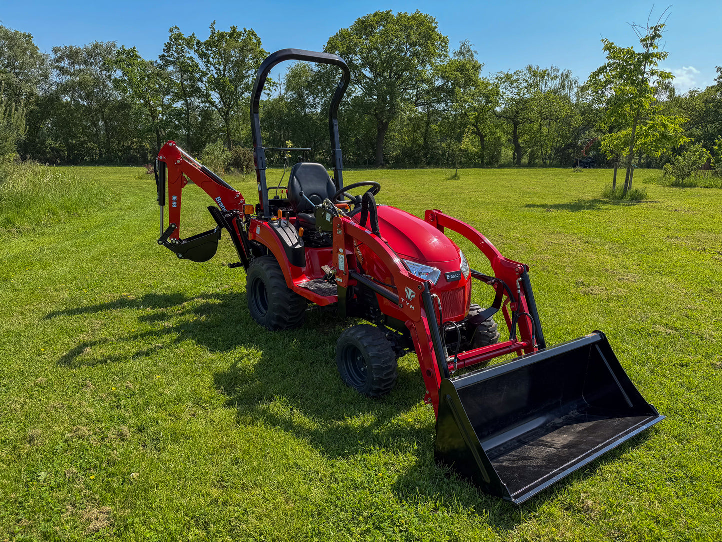New Branson 1905H with Front Loader and Branson Backhoe