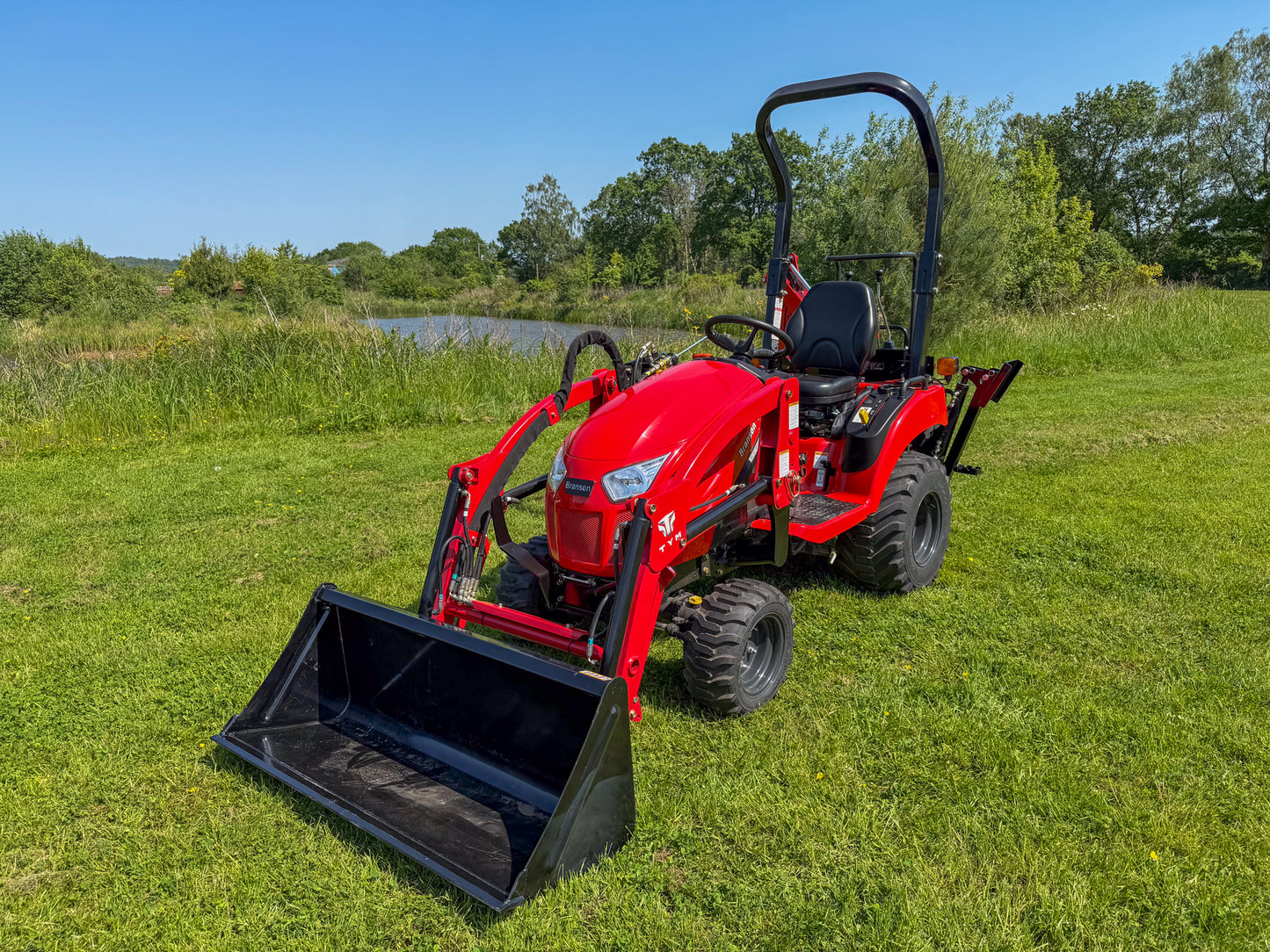 New Branson 1905H with Front Loader and Branson Backhoe