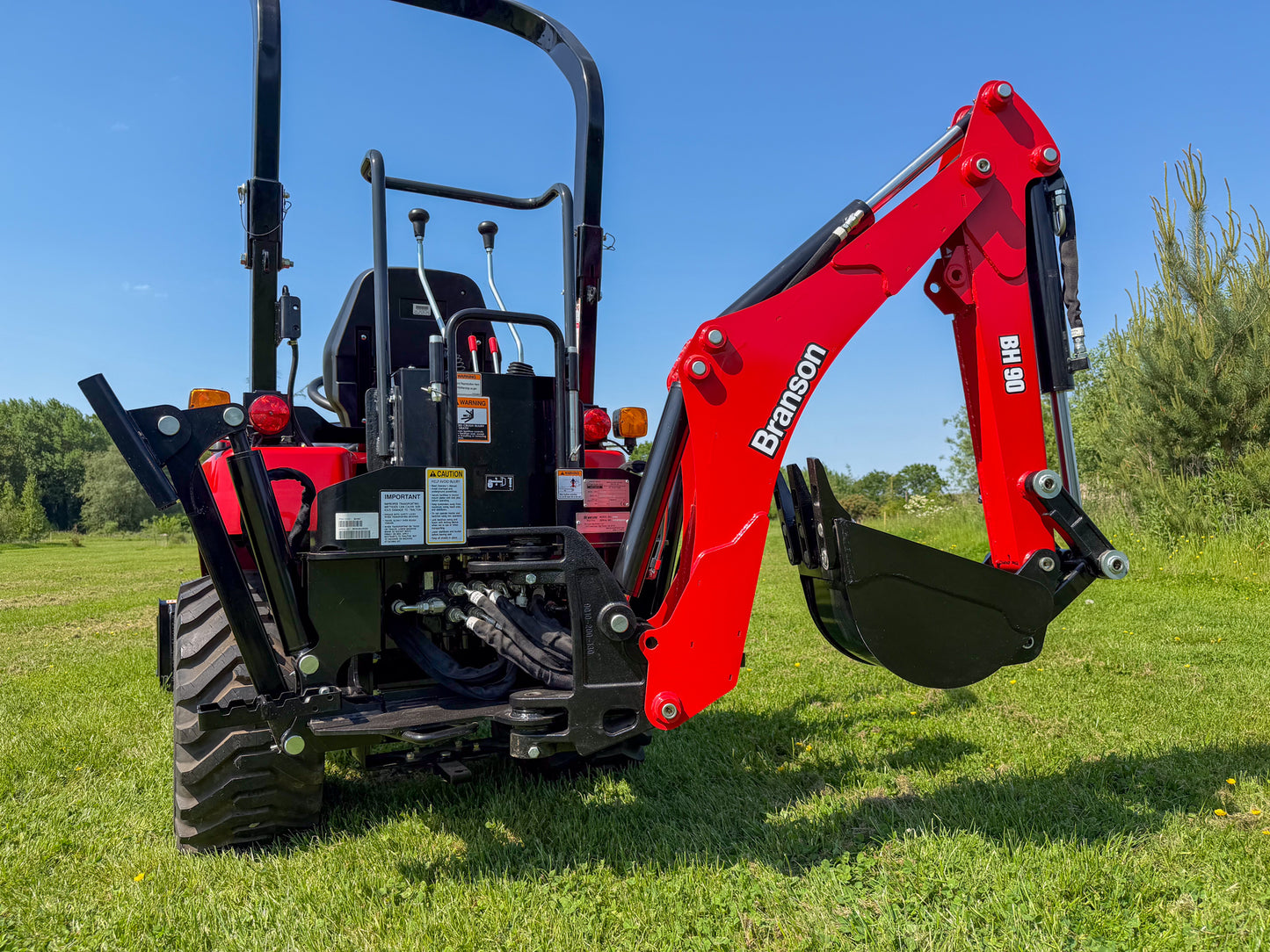 New Branson 1905H with Front Loader and Branson Backhoe