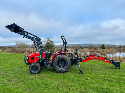 Used Branson F47hn Compact Tractor with Loader and Backhoe