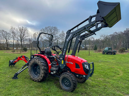 Used Branson F47hn Compact Tractor with Loader and Backhoe