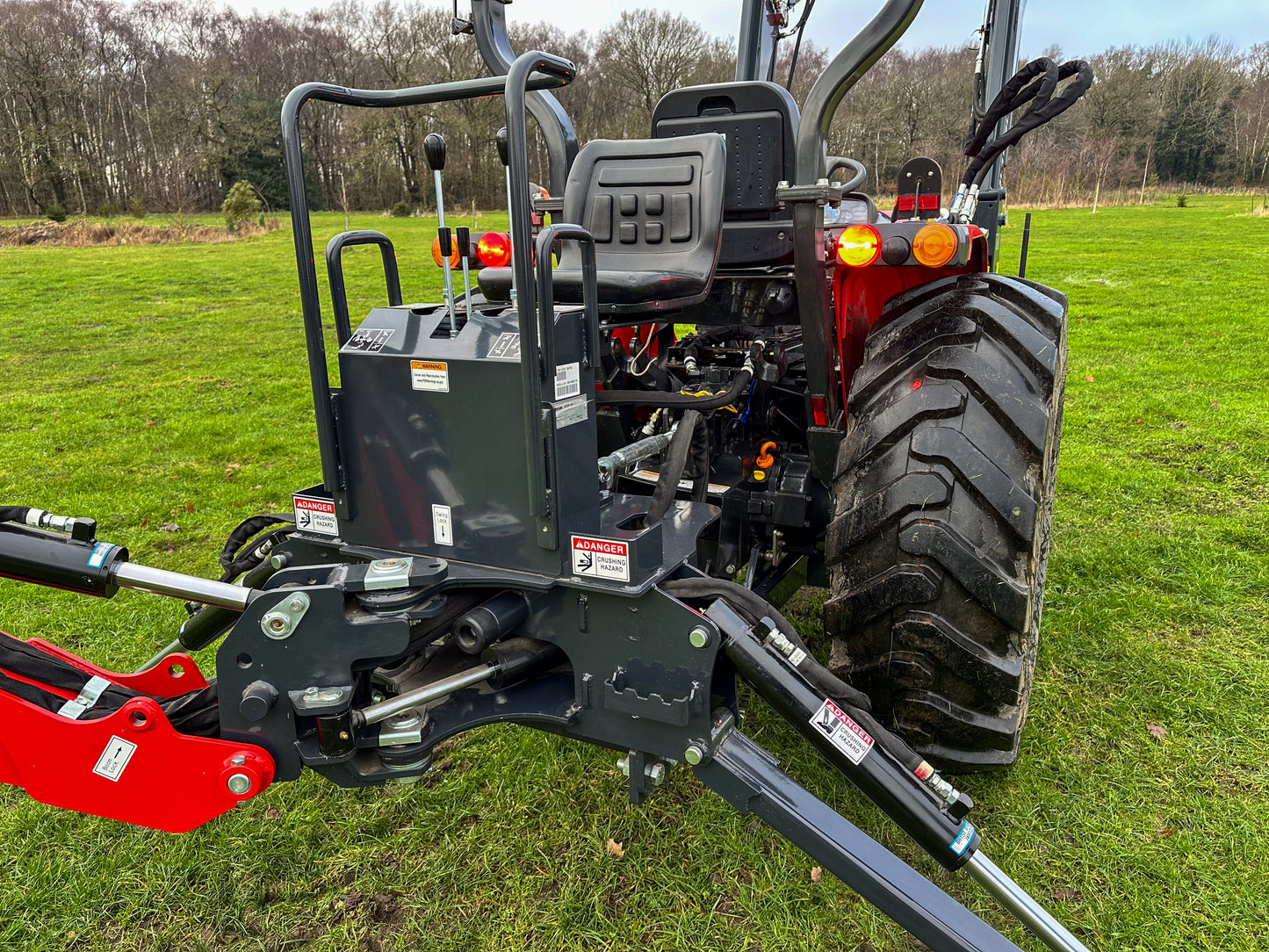Used Branson F47hn Compact Tractor with Loader and Backhoe