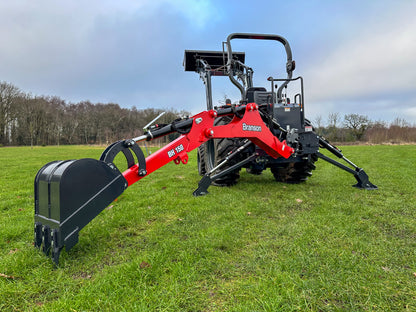 Used Branson F47hn Compact Tractor with Loader and Backhoe