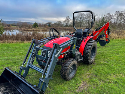 Used Branson F47hn Compact Tractor with Loader and Backhoe