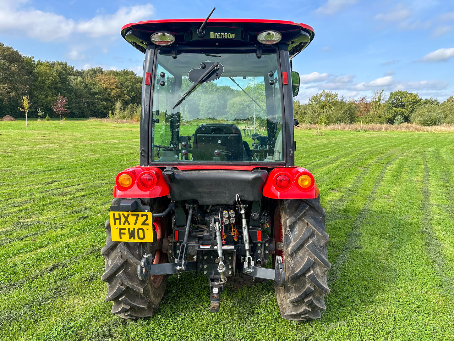 Used Branson F50Chn Compact Tractor with Cab and Loader