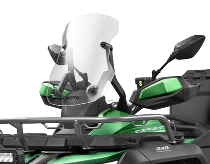 Close up of CFMOTO CFORCE 1000 Overland Windshield