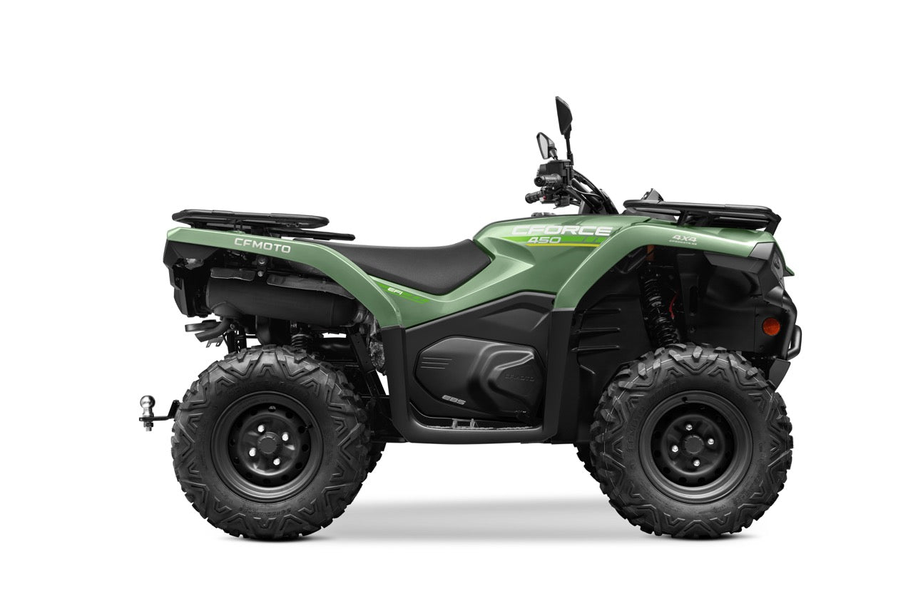 CFMOTO CFORCE 450 Side View in Hunter Green