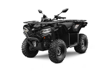CFMOTO 450 ATV in Jet Black