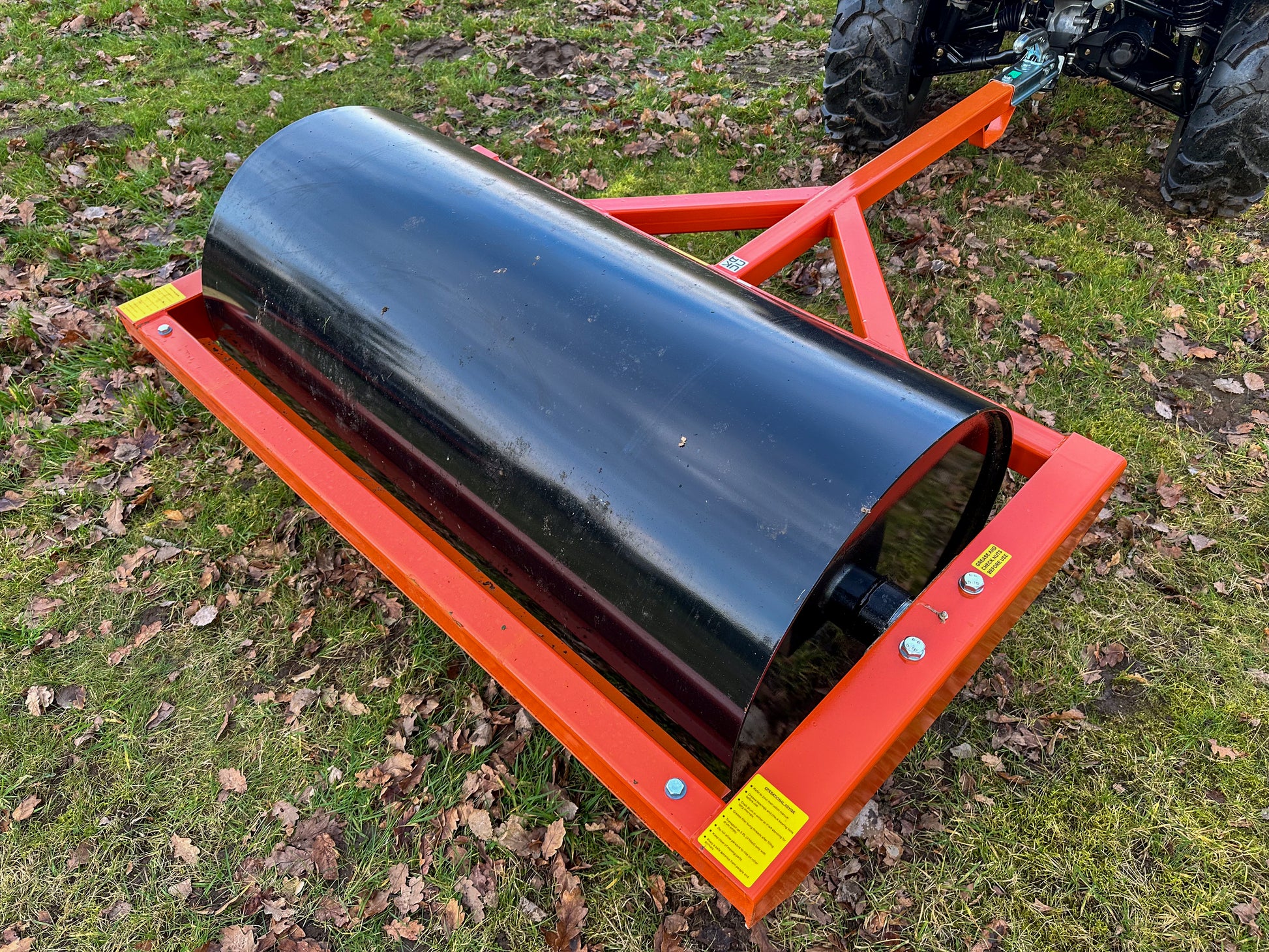 FarmMaster land roller on grass