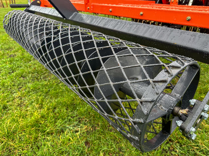 Close-up of a FarmMaster tractor arena conditioner