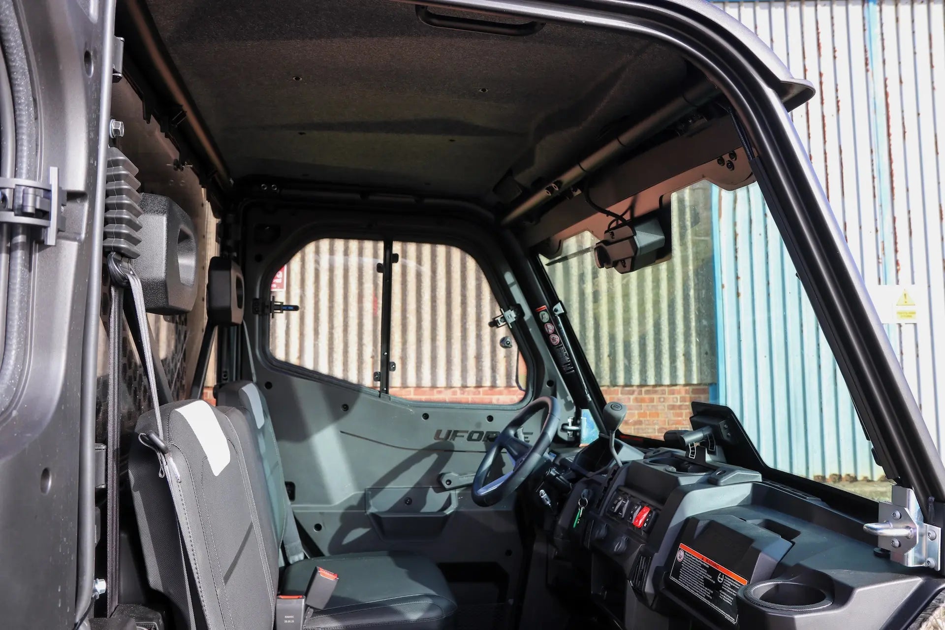 Interior of a CFMOTO UFORCE 600 Highland UTV