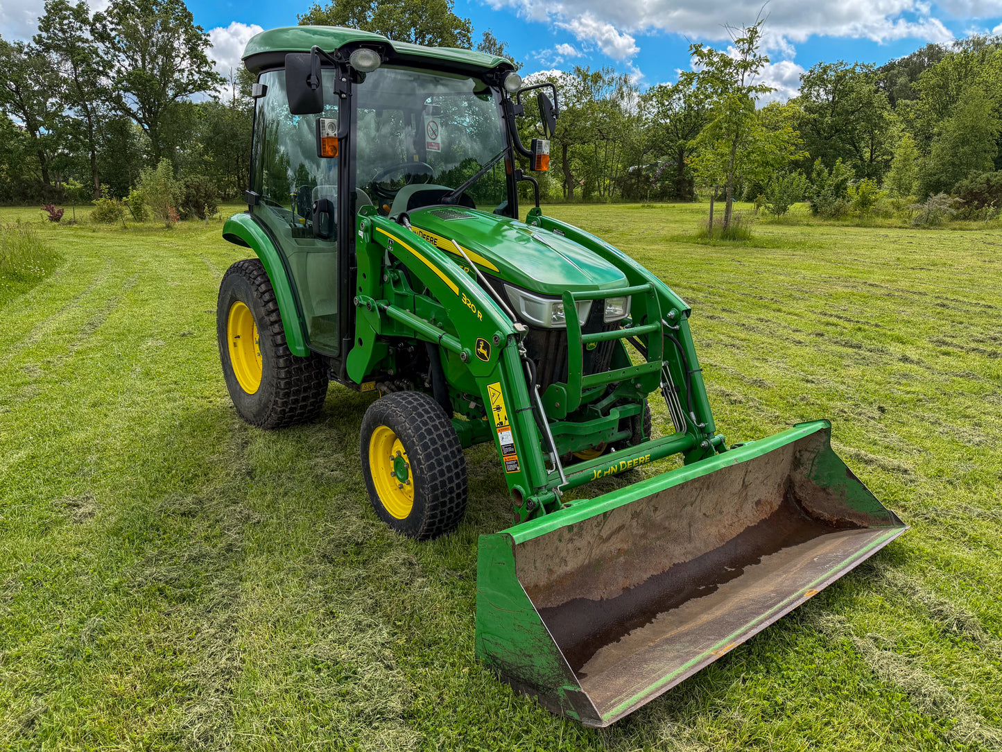 Used John Deere 3045R Compact Tractor with Cab and Loader