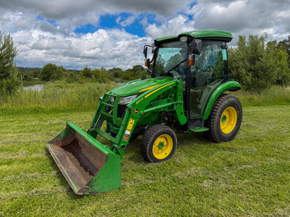 Used John Deere 3045R Compact Tractor with Cab and Loader