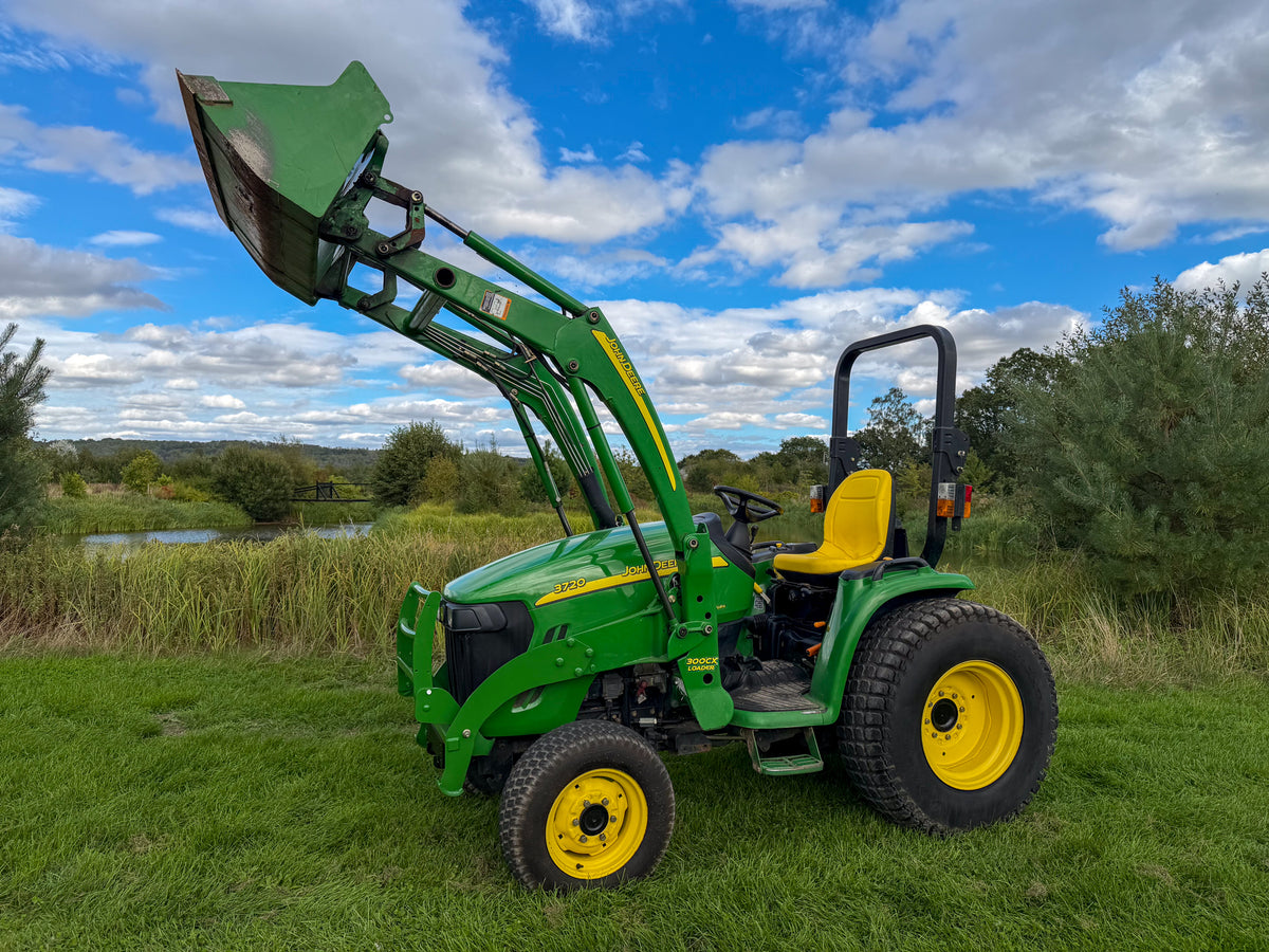 Used John Deere 3720 Compact Tractor with Front Loader
