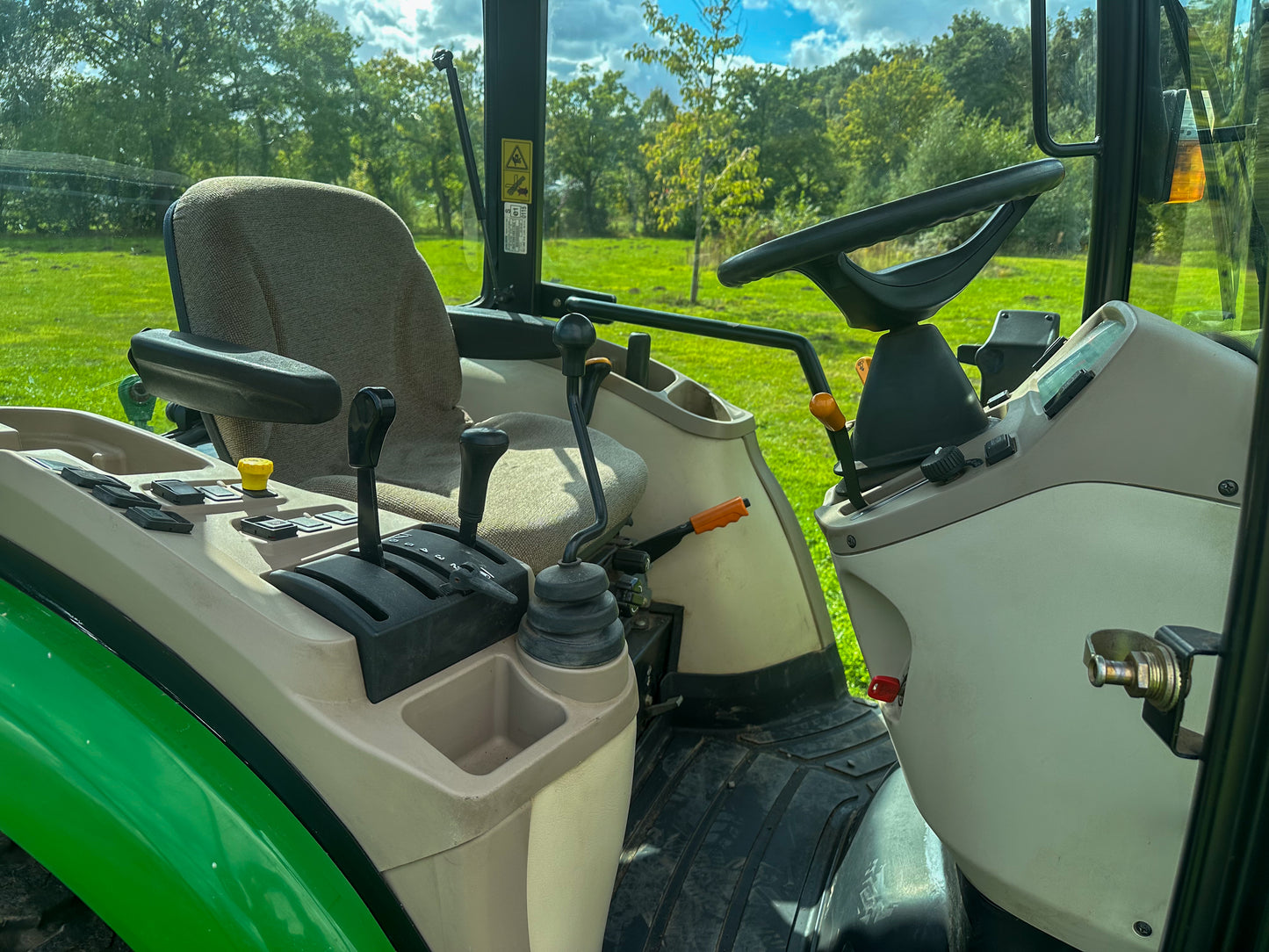 Used John Deere 4520 Compact Tractor with Cab