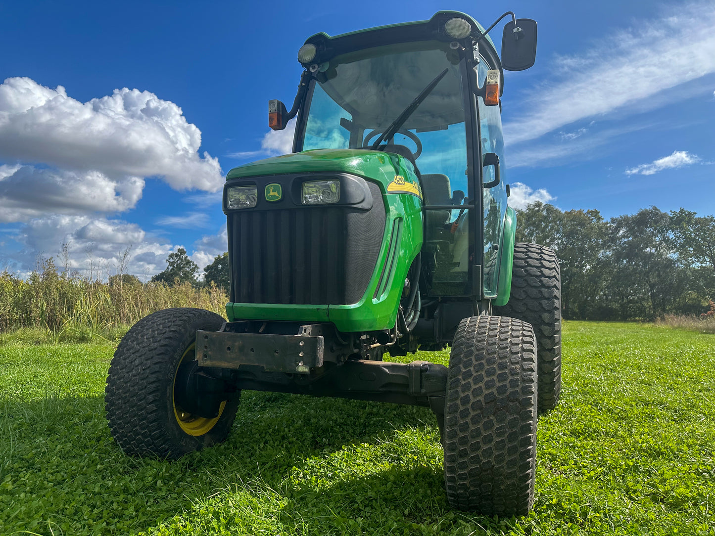 Used John Deere 4520 Compact Tractor with Cab