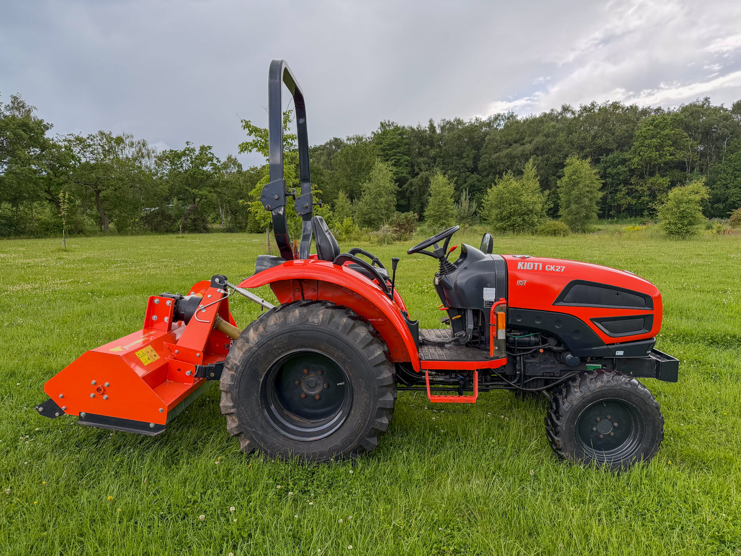 Used KIOTI CK27 Compact Tractor with New Flail Mower NO VAT