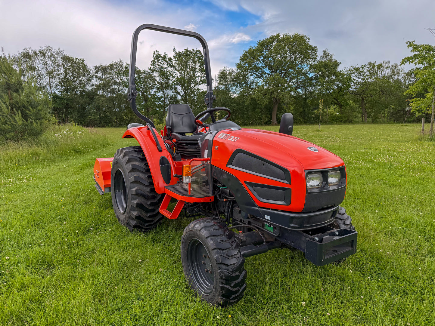 Used KIOTI CK27 Compact Tractor with New Flail Mower NO VAT