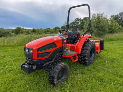 Used KIOTI CK27 Compact Tractor with New Flail Mower NO VAT