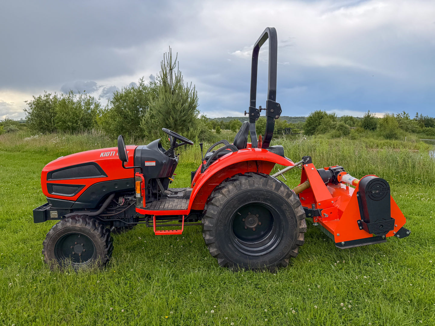 Used KIOTI CK27 Compact Tractor with New Flail Mower NO VAT