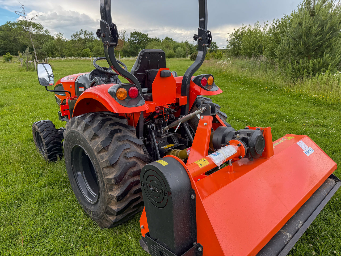 Used KIOTI CK27 Compact Tractor with New Flail Mower NO VAT