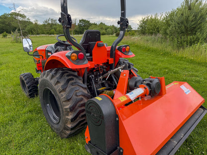 Used KIOTI CK27 Compact Tractor with New Flail Mower NO VAT
