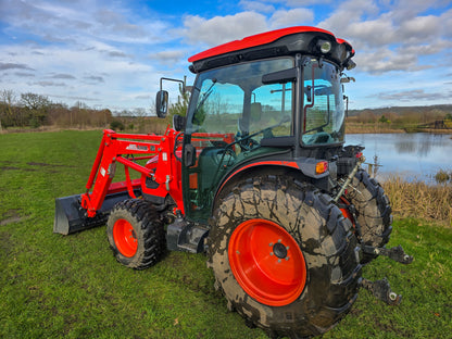 Used Kioti DK6020 Compact Tractor with Cab and Loader