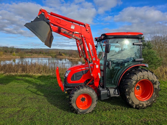 Used Kioti DK6020 Compact Tractor with Cab and Loader