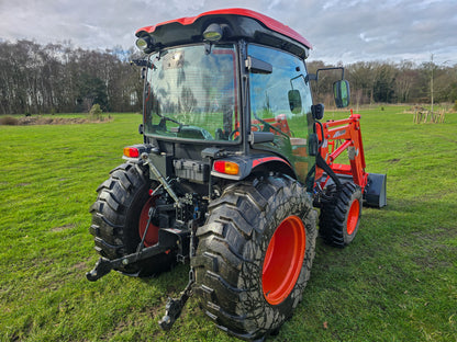 Used Kioti DK6020 Compact Tractor with Cab and Loader