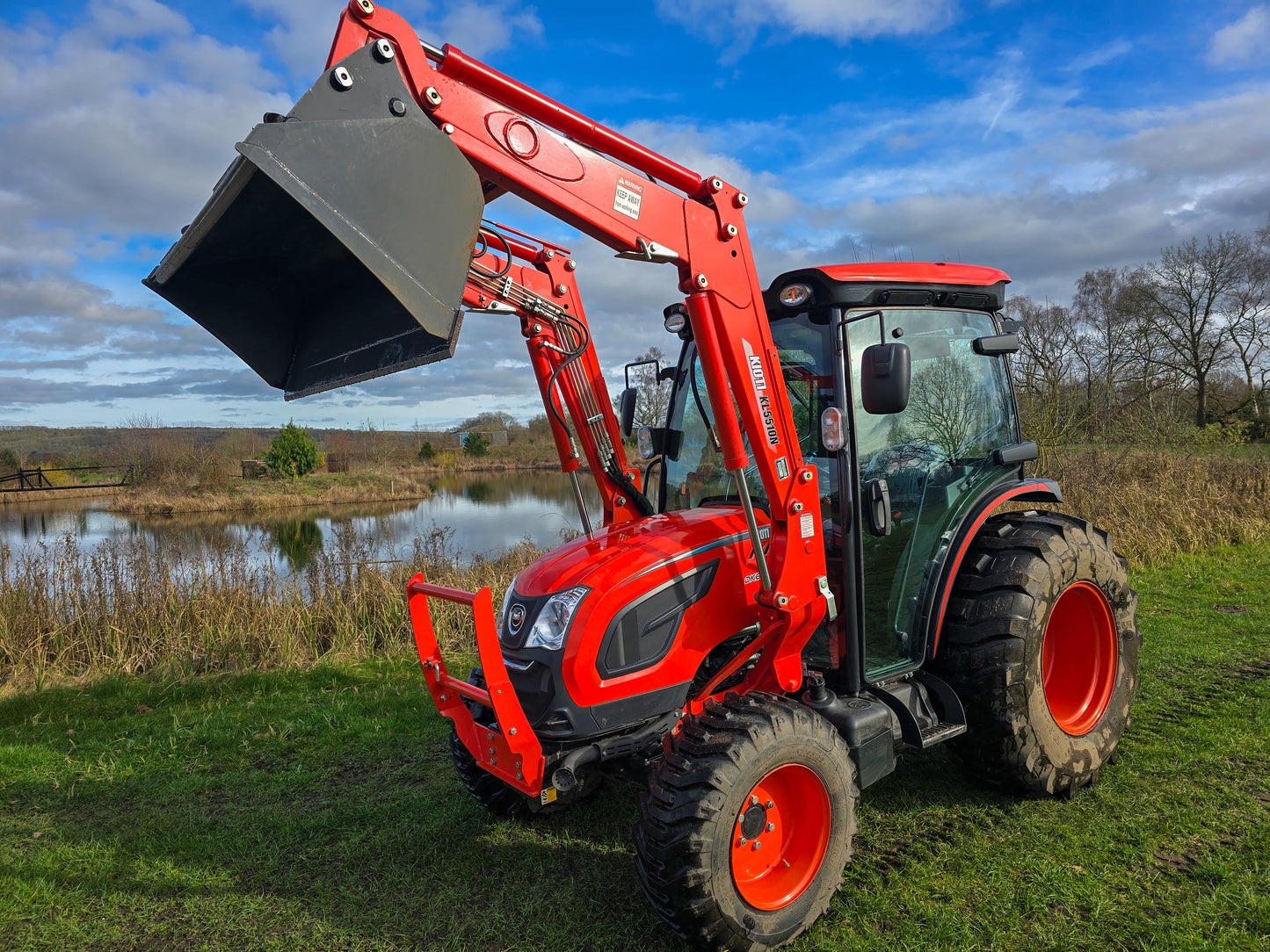 Used Kioti DK6020 Compact Tractor with Cab and Loader